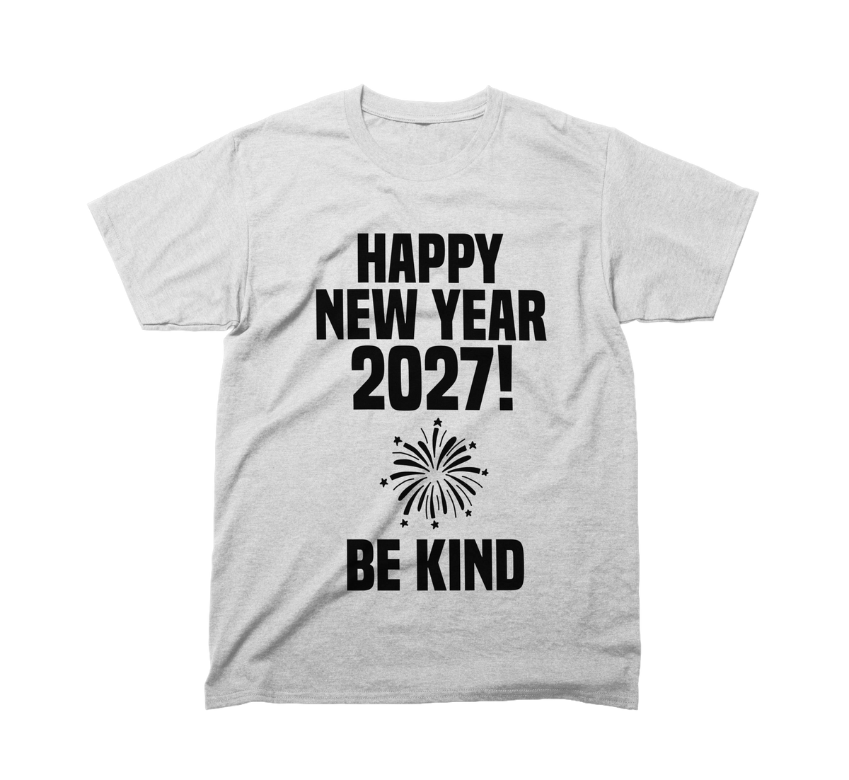 happy new year 2027 fireworks t-shirt – light up