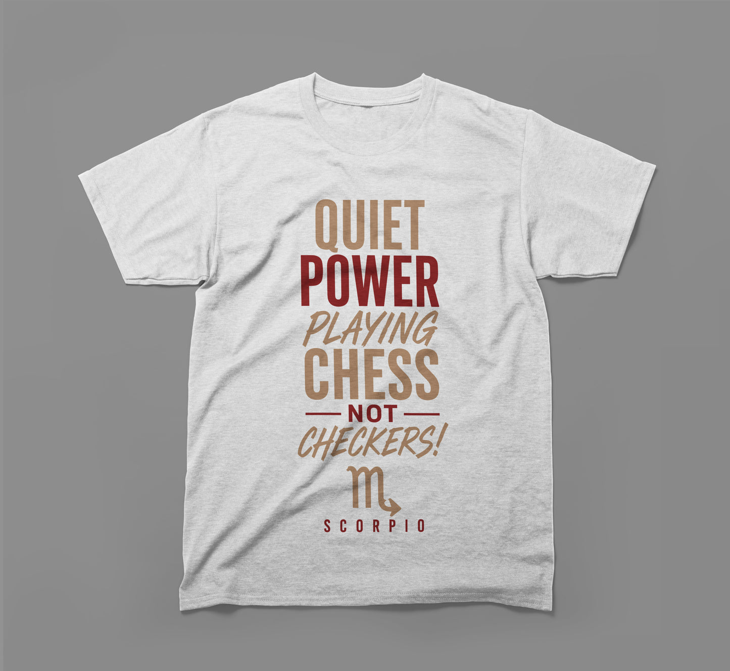 scorpio zodiac shirt - quiet power