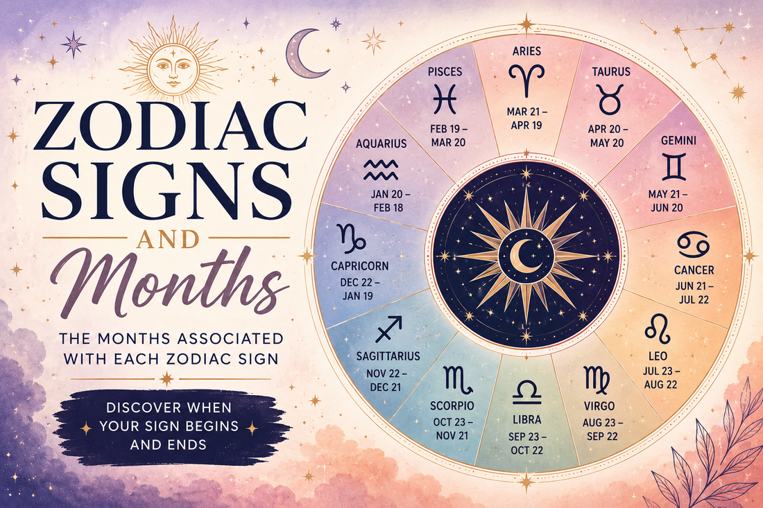 Zodiac Signs Months chart