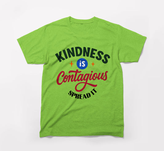 Kindness Is Contagious Lime Tee