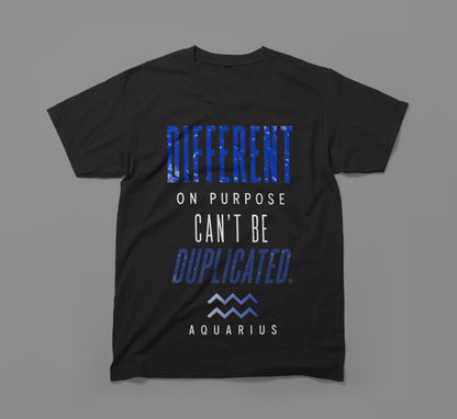 Aquarius Zodiac Shirt - Different On Purpose