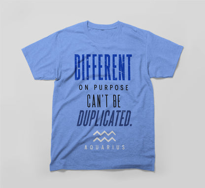 Aquarius Zodiac Shirt - Different On Purpose