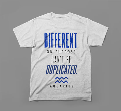 Aquarius Zodiac Shirt - Different On Purpose