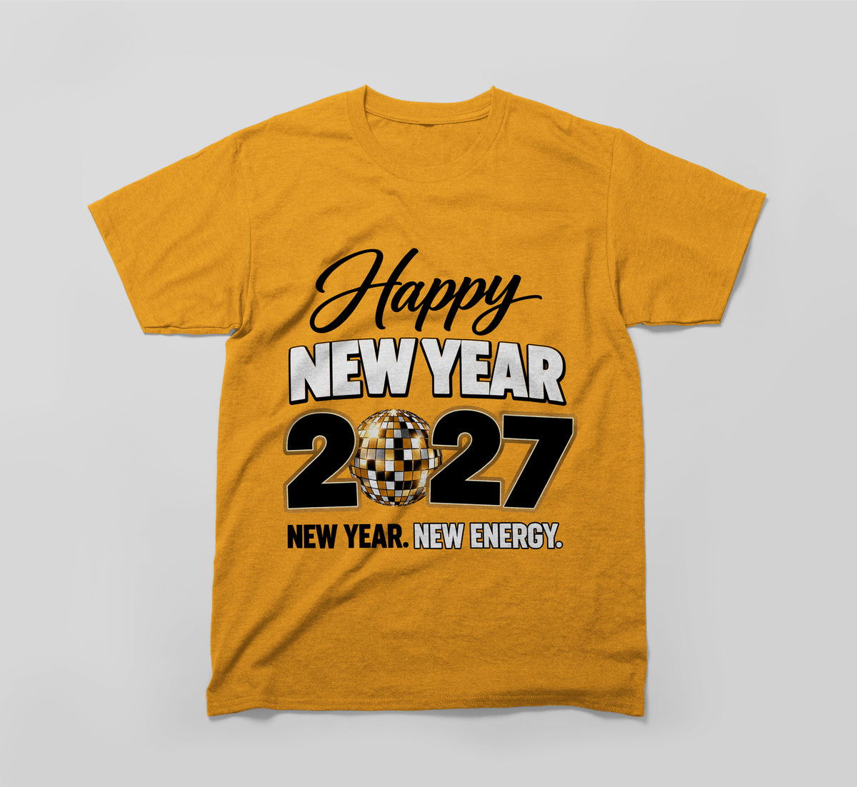 happy new year 2027 t-shirt – new year, new energy