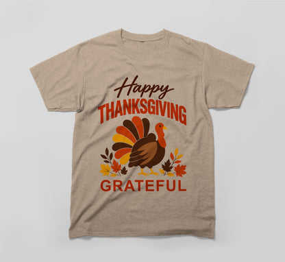 Happy Thanksgiving Grateful T-Shirt – Gratitude & Giving Thanks