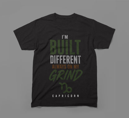 Capricorn Zodiac Shirt - I’m Built Different