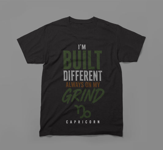 Capricorn Zodiac Shirt - I’m Built Different