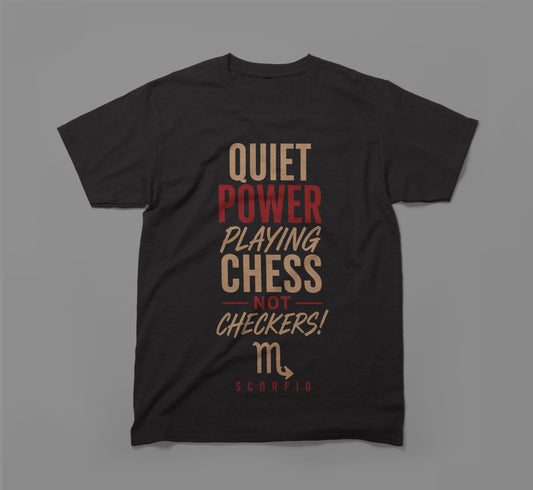 Scorpio Zodiac Shirt - Quiet Power