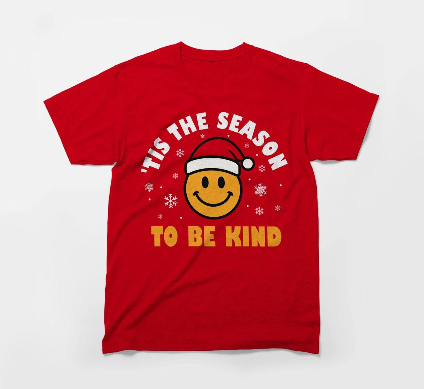 tis the season santa snowflakes green